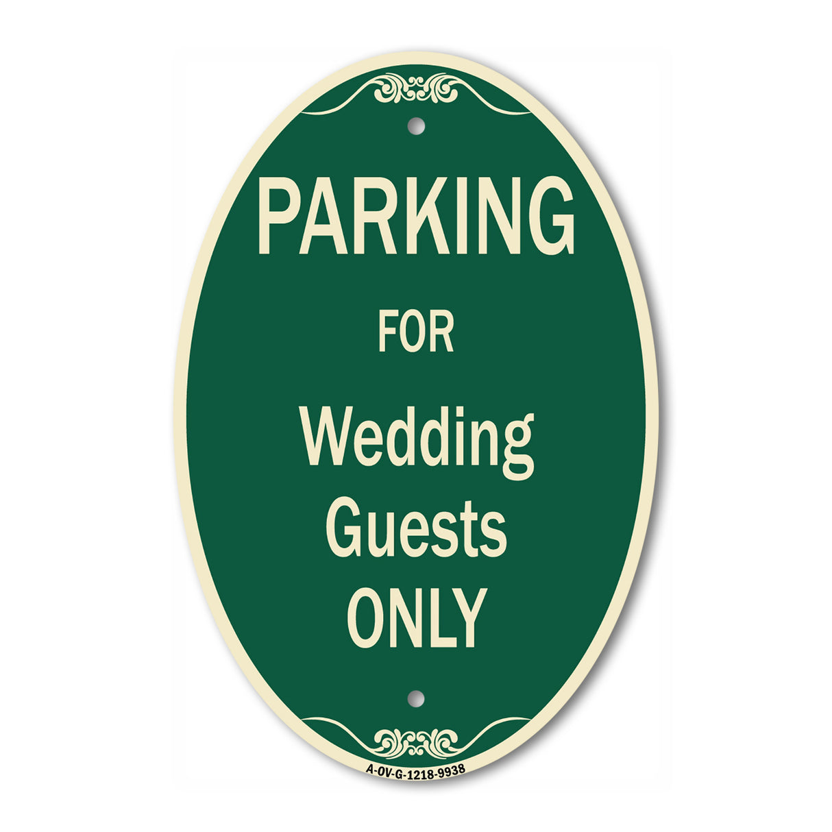 Parking For Wedding Guests Only