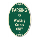 Parking For Wedding Guests Only