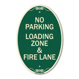 No Parking Loading Zone & Fire Lane