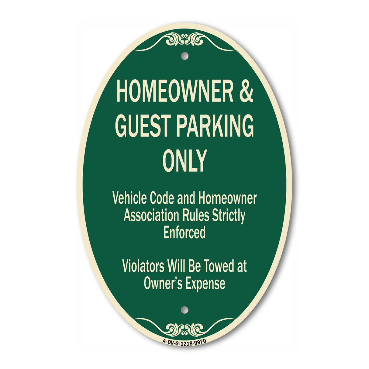 Homeowner & Guest Parking Only