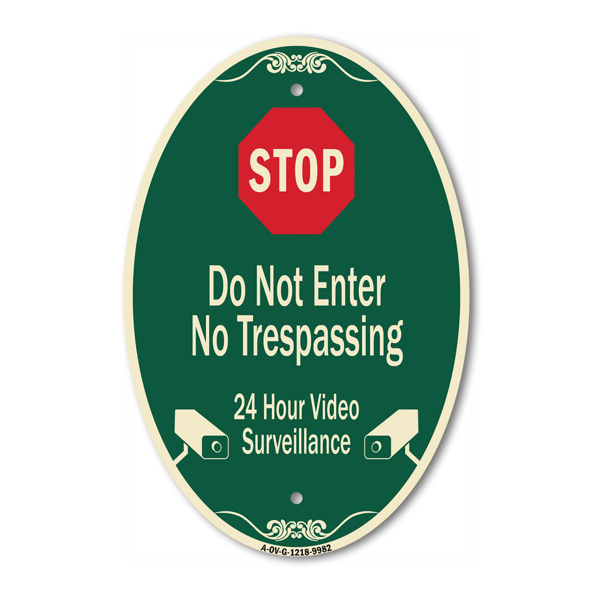 Do Not Enter, 24 Hour Video Surveillance