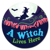 A Witch Lives Here Circle