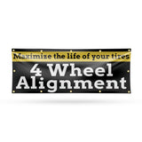 4 Wheel Alignment Banner