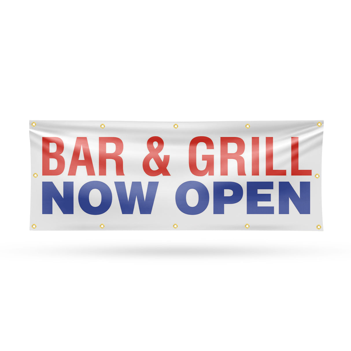 Bar and Grill Now Open Banner