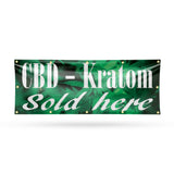 CBD and Kratom Sold Here Banner