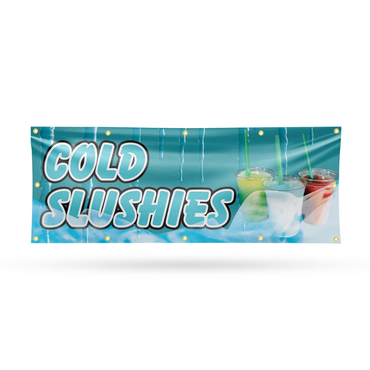 Cold Slushies Banner