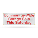 Community Wide Garage Sale this Saturday Banner