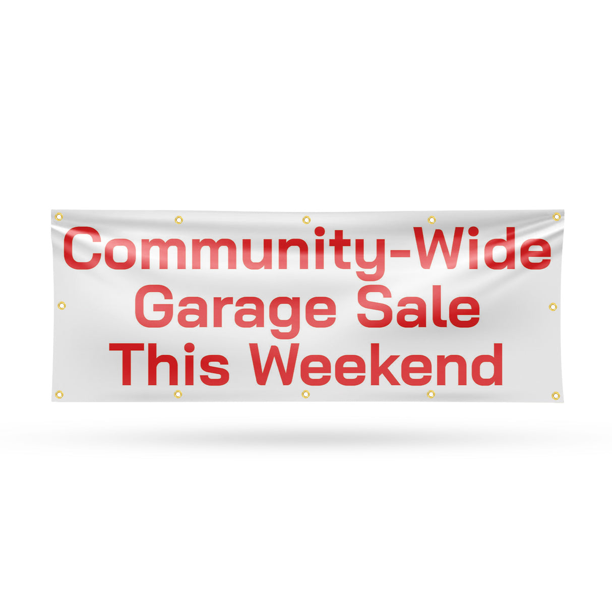 Community Wide Garage Sale this Weekend Banner