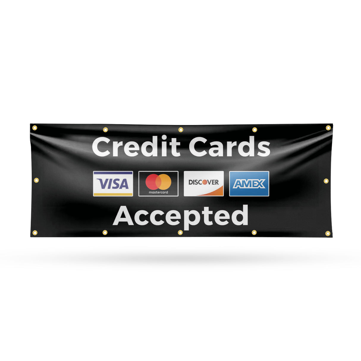 Credit Cards Accepted Banner