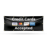 Credit Cards Accepted Banner