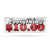 Everything 10 Dollars Banner
