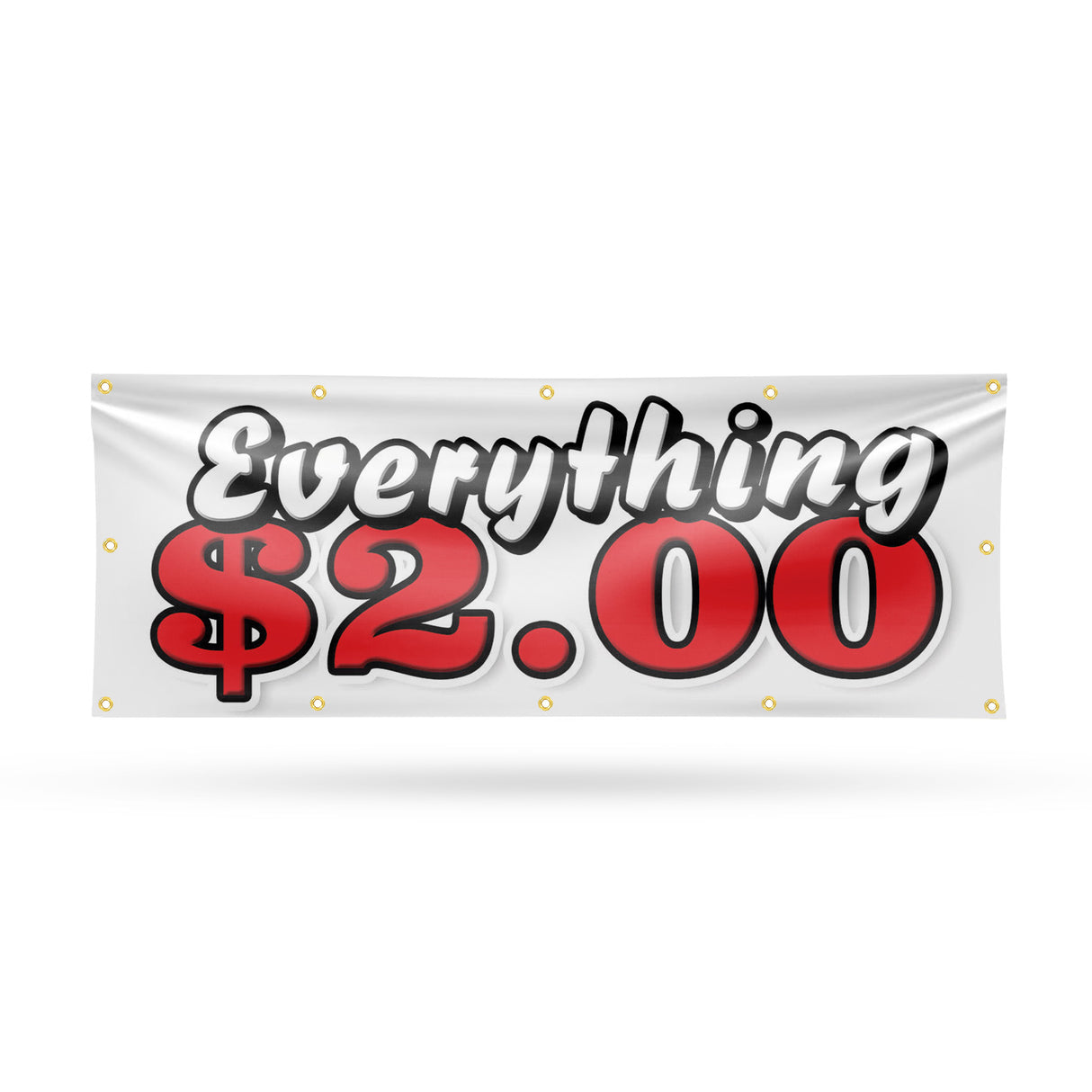 Everything 2 Dollars Banner