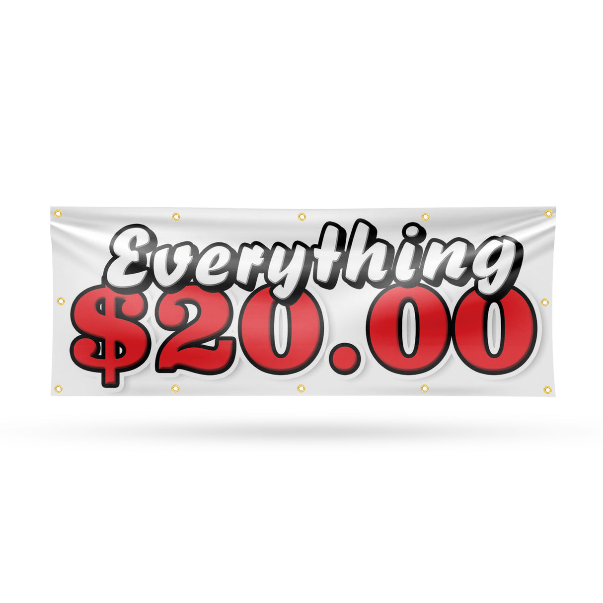 Everything 20 Dollars Banner