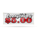 Everything 5 Dollars Banner