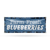 Farm Fresh Blueberries Banner