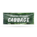 Farm Fresh Cabbage Banner