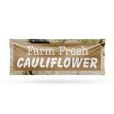 Farm Fresh Cauliflower Banner