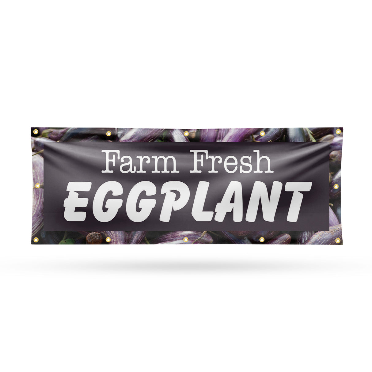 Farm Fresh Eggplant Banner