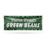 Farm Fresh Green Beans Banner