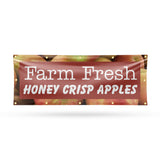 Farm Fresh Honey Crisp Apples Banner