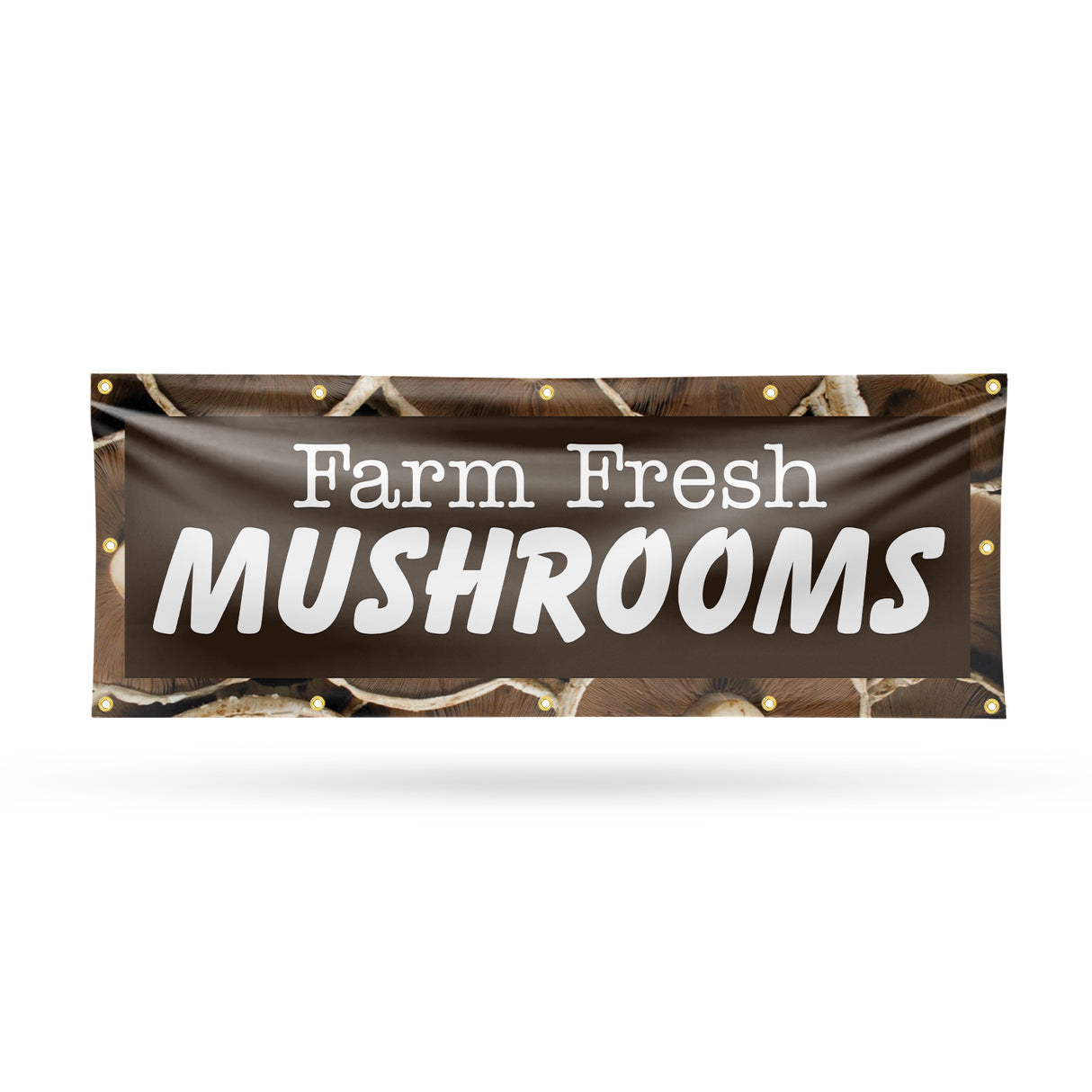 Farm Fresh Mushrooms Banner