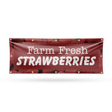 Farm Fresh Strawberries Banner