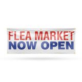 Flea Market Now Open Banner