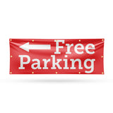 Free parking Left Banner