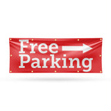 Free parking Right Banner