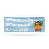 Fresh Fruit Cups Banner