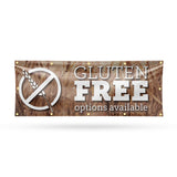 Gluten Free Options Available Banner