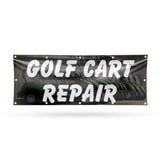 Golf Cart Repair Banner