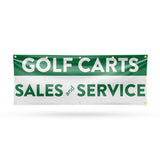 Golf Carts Sales and Service Banner