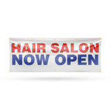 Hair Salon Now Open Banner