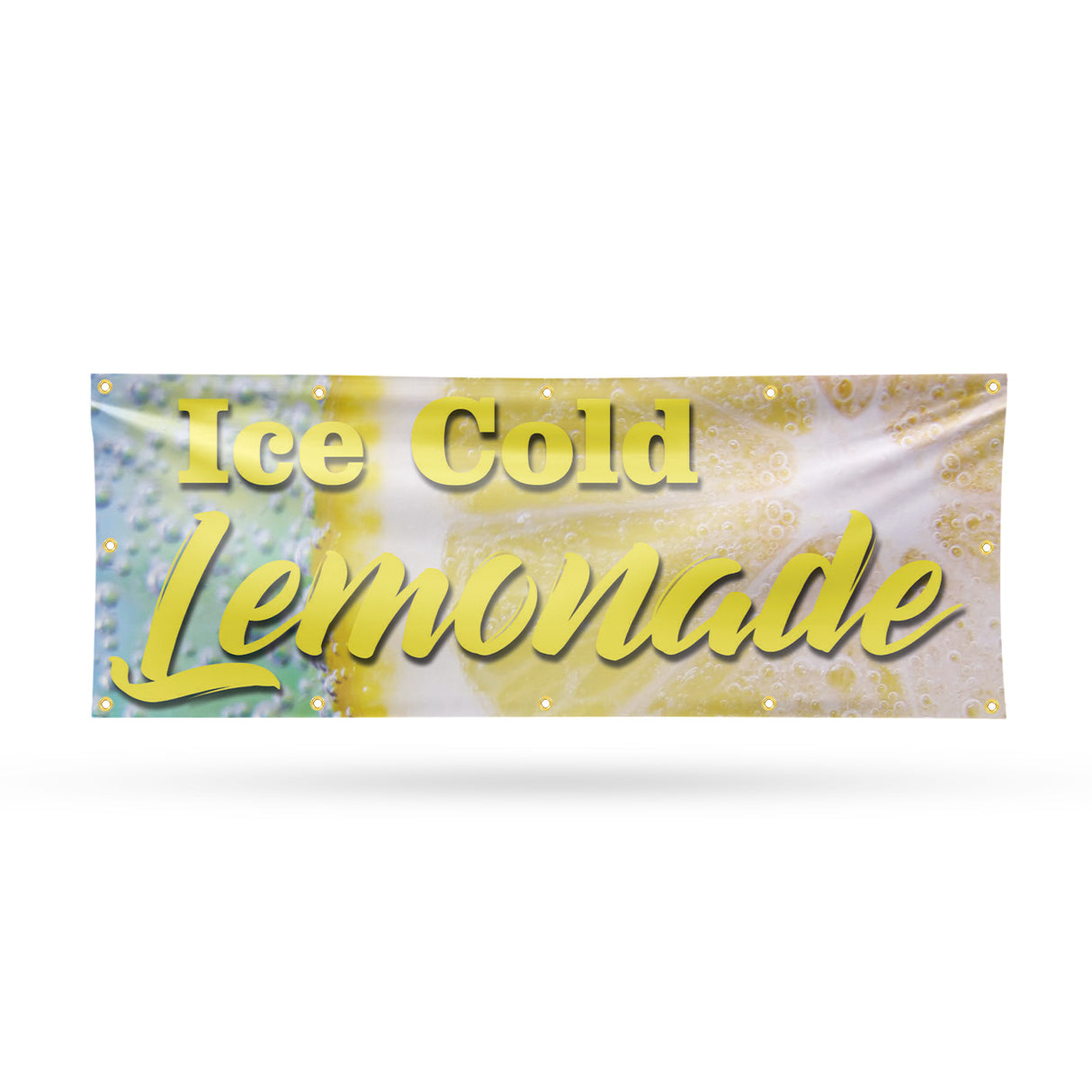 Iced Cold Lemonade Banner