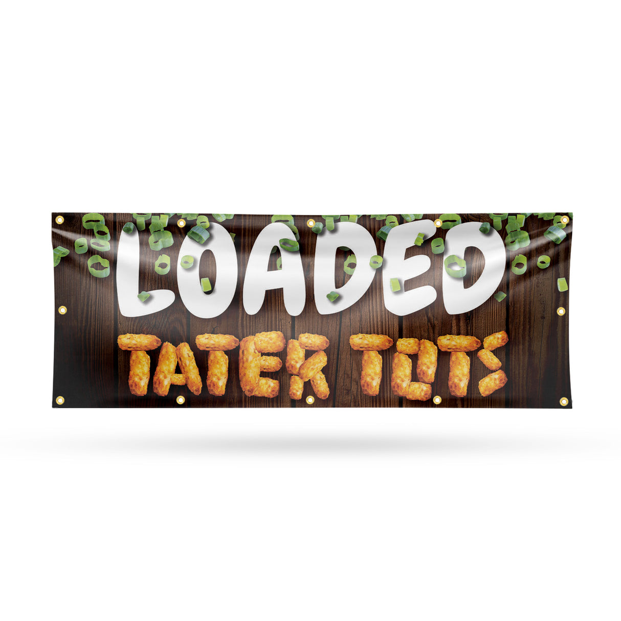 Loaded Tater Tots Banner