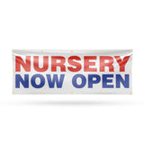 Nursery Now Open Banner