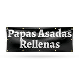 Papas Asadas Rellenas Banner