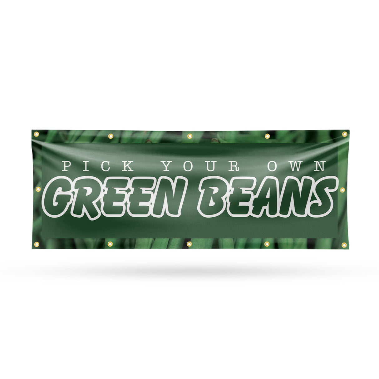 Pick Your Own Green Beans Banner
