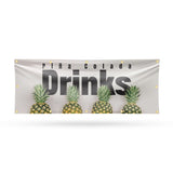 Pina Colada Drinks Banner