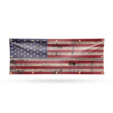 Rusty American Flag Banner