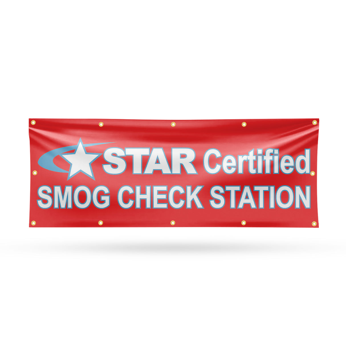 Star Certified Smog Check Station Banner
