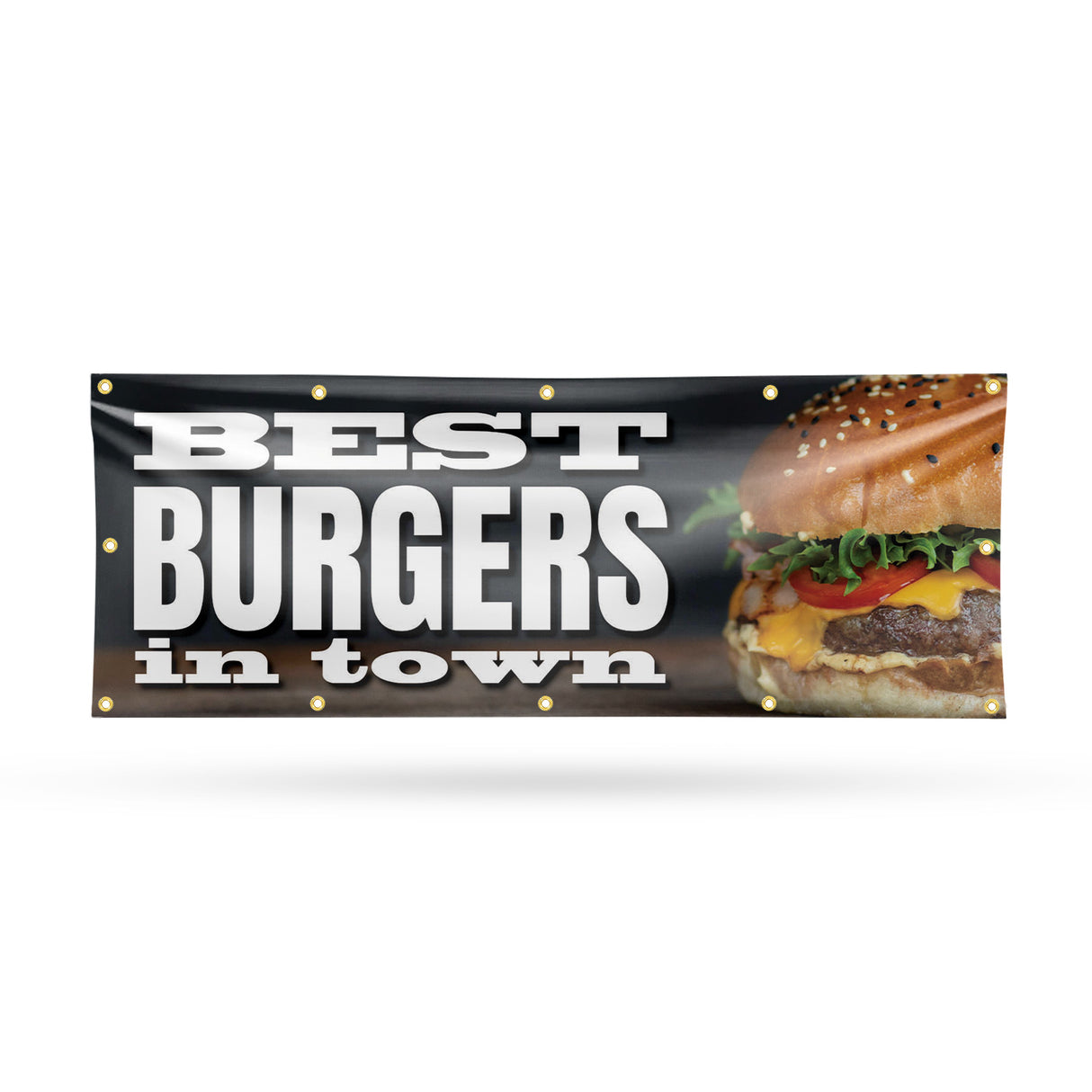 The Best Burgers In Town Banner