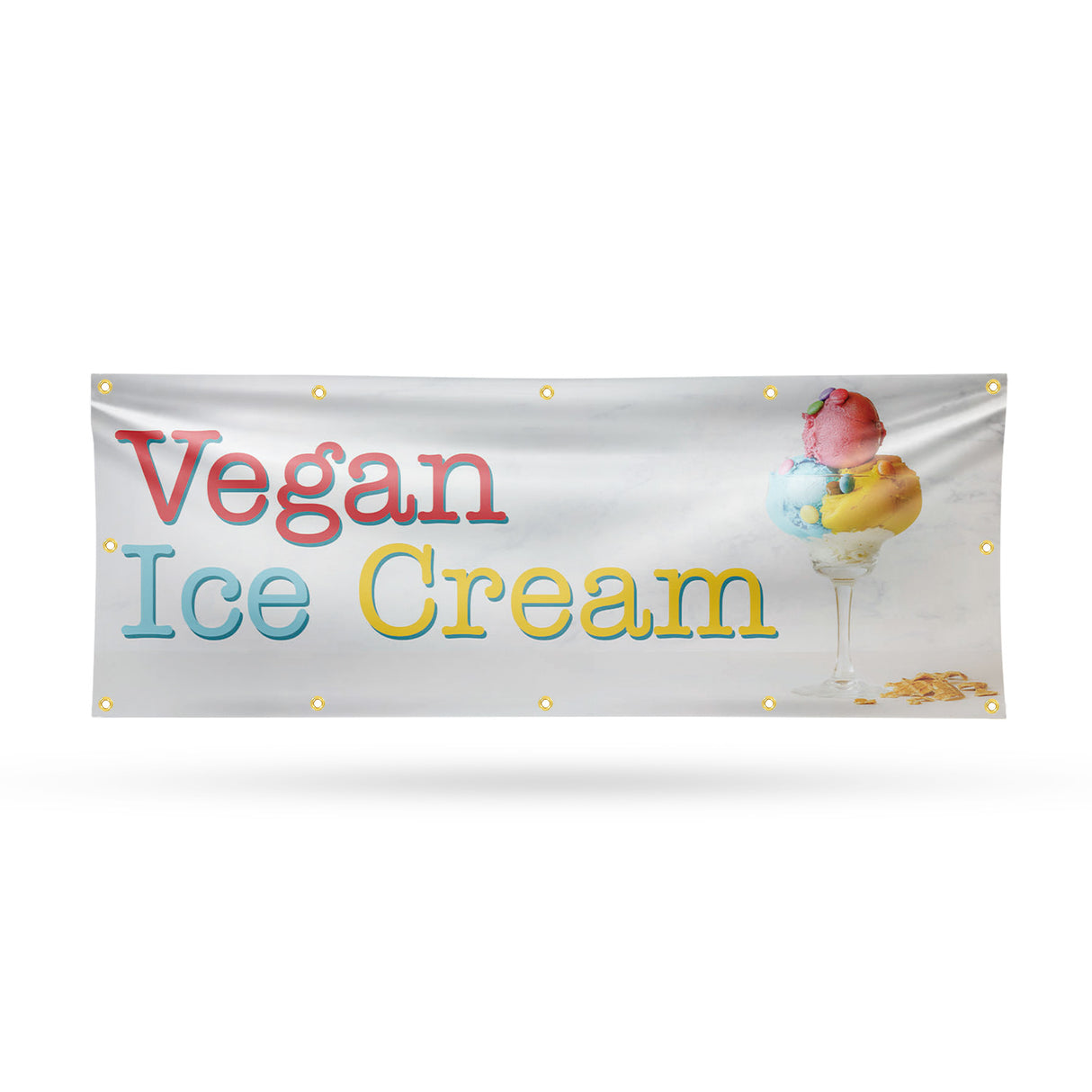 Vegan Ice Cream Banner