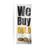 We Buy Gold Vertical Banner