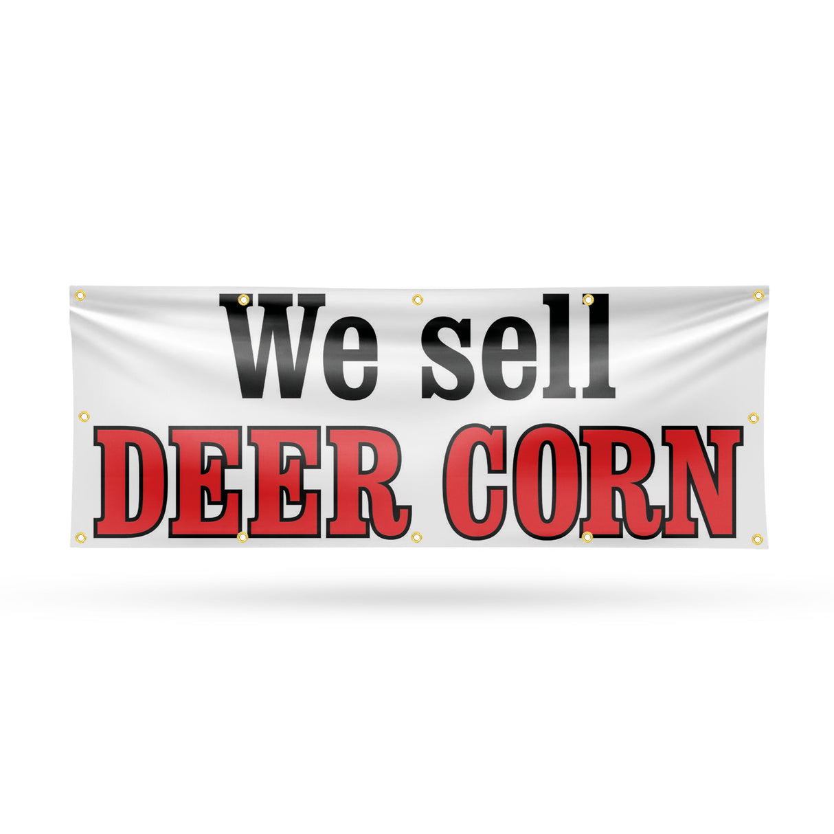 We Sell Deer Corn Banner