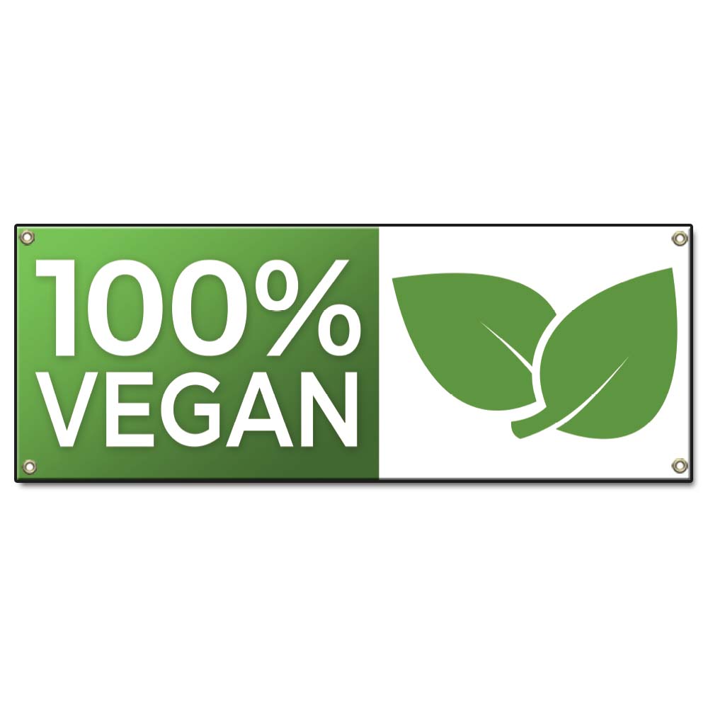 100% Vegan Banner