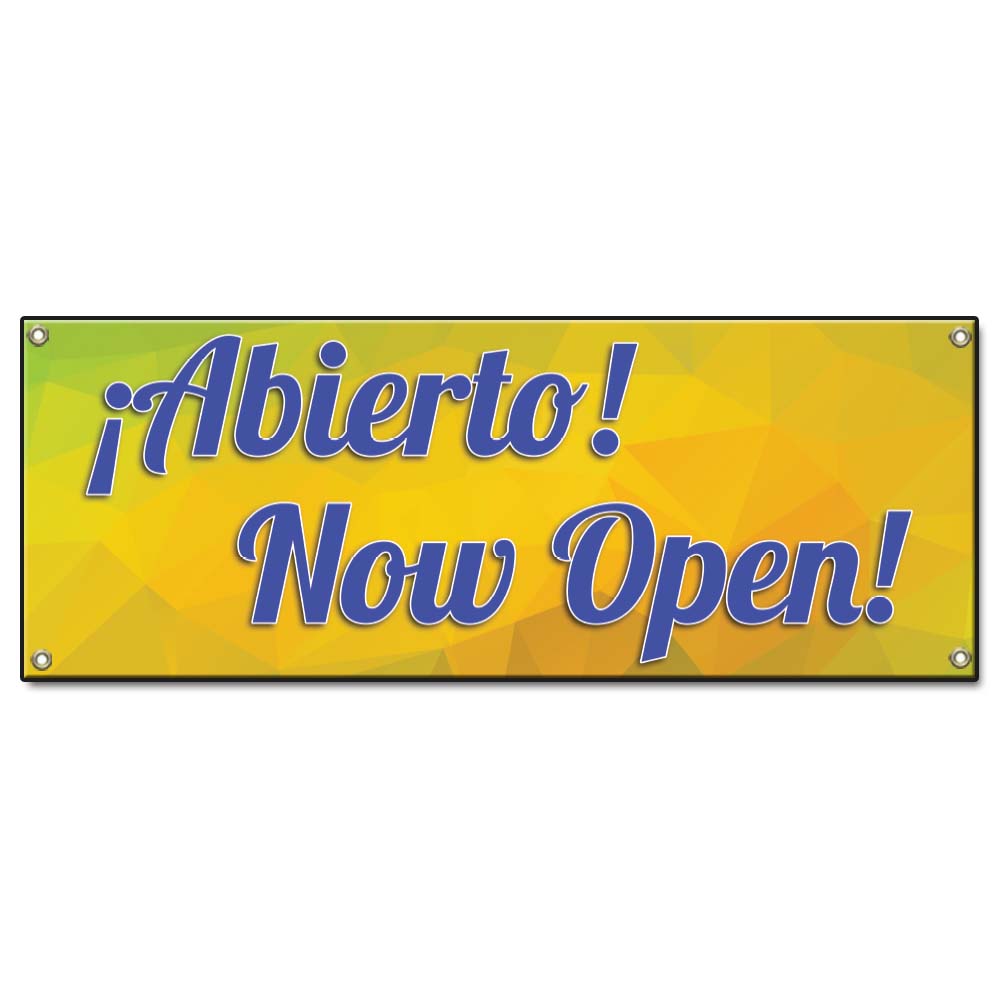 Abierto Now Open Banner