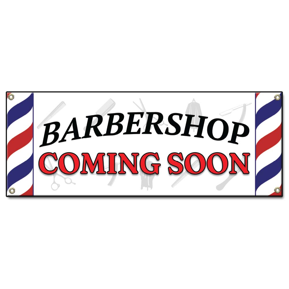 Barber Shop Coming Soon Banner