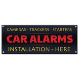 Car Alarms Installation Banner